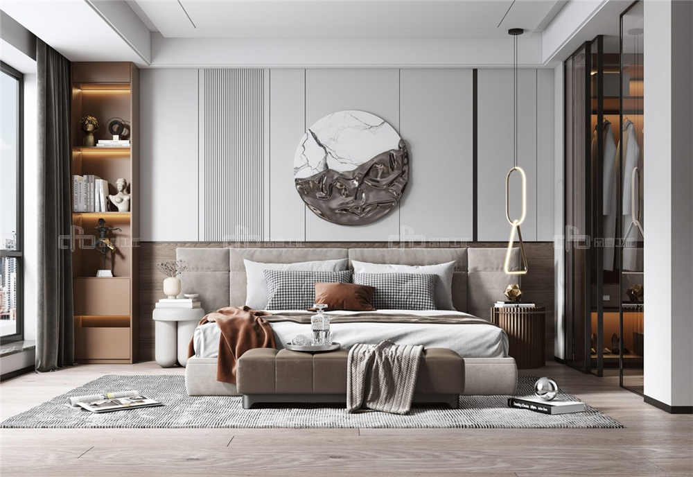 卧室牀(chuang)頭都可(kě)以(yi)怎麽設(shè)計(ji)？(圖2)